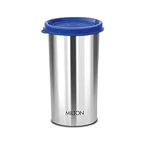 MILTON Stainless Steel Tumbler with Lid, 415 ml, 1 Piece, Assorted (Lid Color May Vary) | Office | Gym | Yoga | Home | Kitchen | Hiking | Treking | Travel Tumbler
